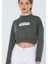 Yarım Balıkçi Baskılı Crop Sweatshirt 1