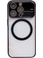 Apple iPhone 14 Pro Max Uyumlu Full Lens Magsafe Tam Kamera Korumalı Siyah Kılıf 1