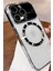 Apple iPhone 13 Pro Uyumlu Full Lens Magsafe Tam Kamera Korumalı Gümüş Kılıf 2