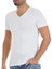 Yıldız Bambu Kısa Kol V Yaka T-Shirt Q480 1