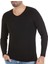 Yıldız Erkek Bambu Uzunkol V Yaka T-Shirt Q485 1