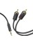 UPA28 3.5mm Jack To Rca Stereo Ses Sistemi Kablosu 2