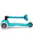 Scooter Mini Micro Deluxe Foldable LED Aqua MMD198 5