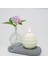 Büyük Ekru Bubble Top Mum(11 cm) 1