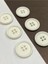 Kaban Mont Düğmesi Italyan Düğme 6 Lı Set Beyaz 3 cm 1