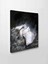 LED Işıklı Beyaz Flamingo Dekor Tablo 50 x 35 3