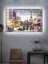 LED Işıklı Nostalji Paris Sokak Görünümü 50 x 35 1