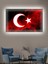 LED Işıklı Türk Bayrağı Tablo (Şanlı Bayrağımız) 70 x 50 1