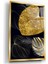 Gold Yapraklar Cam Tablo 1