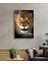 Aslan Hayvan Cam Tablo 2