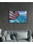 Amerika Bayrağı Cam Tablo America Flag 2