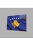 Kosova Bayrağı Cam Tablo Kosovo Flag 1