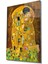 Gustav Klimt Öpücük Cam Tablo Ev ve Ofis Duvar Dekoru 1