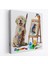 Ressam Yavru Köpek Dekoratif Kanvas TABLO-5845 2