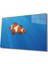 Turuncu Beyaz Cam Tablo Orange White 1