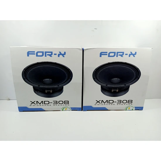 For-x 20CM Midrange – For-X 500W 250RMS Midrange Hoparlör – For-X XMD-308 Prof Midrange