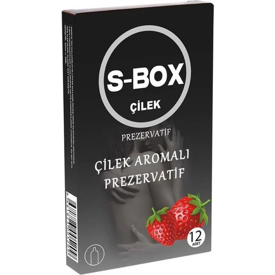 Muhtelif S-Box - Prezervatif Çilek Aromalı 12Lİ Latex Kondom