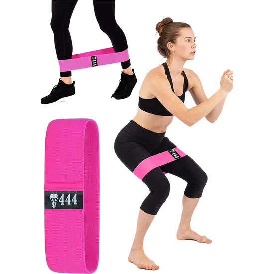 Pilates Lastiği Squad Bandı Orta Sert Squat Bant Fitness Kalça Egzersizi Direnç Bandı Lastiği Loop