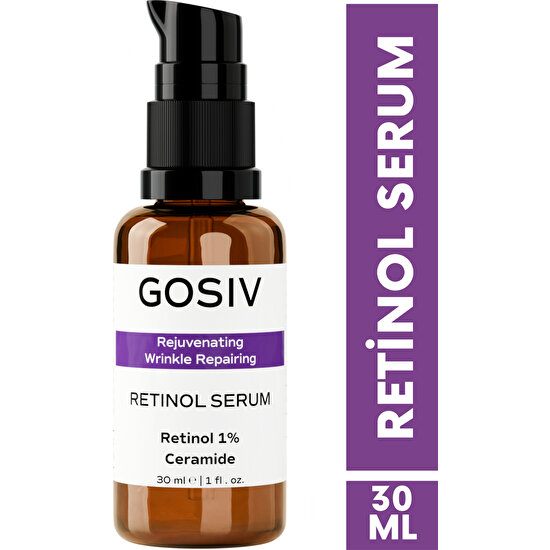 Gosıv Onarıcı Retinol (A Vitamini)  Gece Serumu (Retinol 1% + Ceramide)