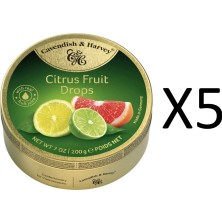 Cavendish & Harvey 5’li Karışık Limon Aromalı Şeker 200 gr