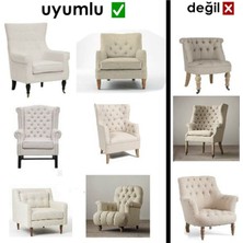 Btf Home Mikropetek Likrali Tek Kişilik Koltuk Kılıfı Streç Lastıklı Berjer Çekyat Kanepe örtüsü
