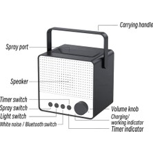 Talent Kablosuz Taşınabilir Alev Aroma Difüzör Uçucu Yağ Hava Nemlendirici Beyaz Gürültü Çalar Makinesi Uyku Yardımı Bt Hoparlör (Yurt Dışından)