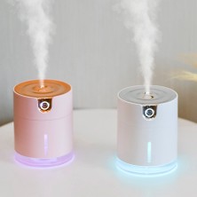 Talent 300 ml Ultrasonik Hava Nemlendirici Yumuşak Işık USB Uçucu Yağ Difüzörü Araba Arıtma Anyon Mist Maker Beyaz (Yurt Dışından)