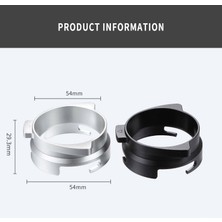 Talent 54MM Kahve Tozu Alma Dozaj Halkası 8 Serisi Kahve Makineleri Için Dönebilen Alüminyum Alaşımlı Döngü B (Yurt Dışından)