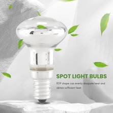 Talent Yedek Lav Lambası E14 R39 30W Spot Vidalı Ampul Şeffaf Reflektör Spot Ampuller Lav Akkor 1 Adet (Yurt Dışından)