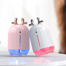 Talent 260 ml Hava Nemlendirici Uçucu Yağ Difüzörü Ev Araba USB Sisleyici Mist Maker ile LED Gece Lambası Pembe (Yurt Dışından)