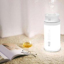 Talent Nemlendirici 400ML Ultrasonik Difüzör USB Şarj Edilebilir Mist Maker LED Işıklı Hava Nemlendirici (Yurt Dışından)