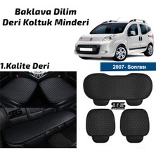 Fruens Fiat Fiorino 2007 Sonrası Siyah Deri Oto Koltuk Minderi