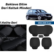 Fruens Volkswagen Golf 5 2004-2008 Siyah Deri Oto Koltuk Minderi