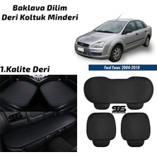 Fruens Ford Focus 2 2004-2010 Sedan Siyah Deri Oto Koltuk Minderi