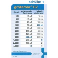 Vink Grotamar 82 Yakıt Katkısı - Dizel Yakıt Koruyucu Temizleyici