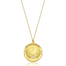Kairos Jewelry 0.042 Karat Pırlanta Kanatlı Madalyon Kolye
KRS-N140-14GNZ