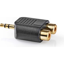 Nedis 3,5 mm Erkek - 2x Rca Dişi Altın Kaplama Stereo Çevirici