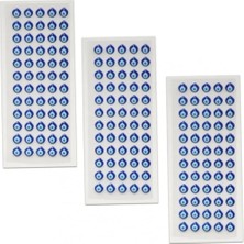 Tüftürük Nazar Boncuklu Sticker Küçük 180 Adet, Çıkartma