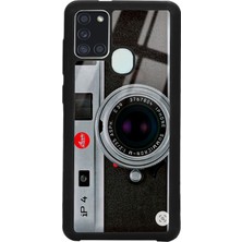 S-Case Samsung A21S Lens Tasarımlı Glossy Telefon Kılıfı