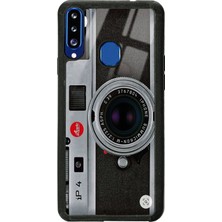 S-Case Samsung A20S Lens Tasarımlı Glossy Telefon Kılıfı