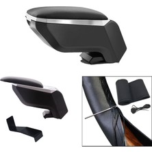 3 Tıkla Lüks Set Renault Megane 3 2011 Delmesiz Çelik Ayaklı Gri-Siyah Kolçak Kol Dayama, Direksiyon Kılıfı