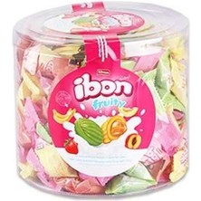 Elvan Ibon Sütlü Meyveli Şeker 1000 Gr. Silindir 8 Kutu (1 Koli)