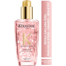 Kerastase Elixir Ultime L'huile Rose Boyalı Saçlara Parlaklık Veren Ve Renk Koruyan Saç Bakım Yağı