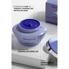 Kerastase Blond Absolu Ultra - Violet - Sarı ve Gri Saçlar İçin Silver Maske 200Ml