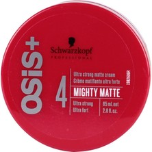 Osis Schwarzkopf Osis+ 4 Mighty Matte Ultra Güçlü Mat Wax 85 Ml 4 Adet