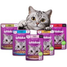 Whiskas Super Karisik Mega Paket Kedi Mamasi 24 Adet