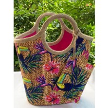 Çanta Tasarımcısı Plaj Bags Plaj Çantası Tukan Kuşu