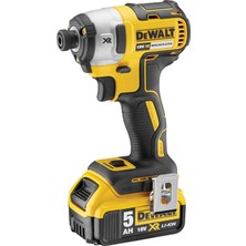 Dewalt DCF887P2-QW 18V/5.0AH Li-Ion Çift Akülü Kömürsüz Profesyonel Darbeli Tornavida