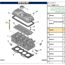 Psa Silindir Kapak Saplaması 106 206 206+ 207 306 307 Bipper Partner Saxo C2 C3 C4 Nemo Berlingo Tu3 (020483)