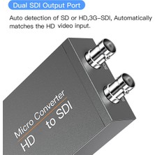 Humble -Sdı Dönüştürücü Hd'den 3g-Sdı/hd-Sdı Ses Gömücüye Uyumlu 2 Yollu Sdı Dönüştürücü Adaptör, Kamera Ev Sineması Için (Yurt Dışından)